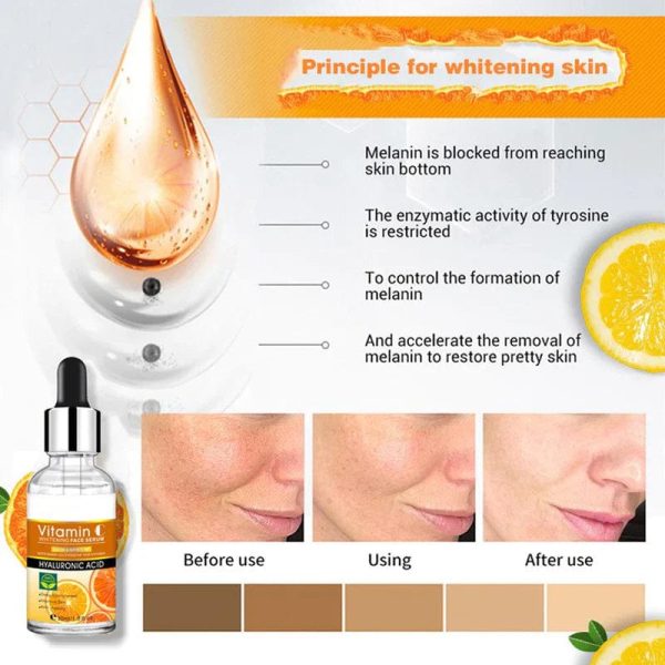 Disaar Vitamin C Hyaluronic Acid Whitening Anti Aging Face 30ml ₨542